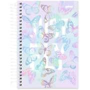 Caderno 1/4, Capa dura, Espiral, 80 folhas, Flutter, 2638915, Spiral Flu - PT 1 UN Caderno 1/4, Capa dura, Espiral, 80 folhas, Flutter, 2638915, Spiral Flu - PT 1 UN