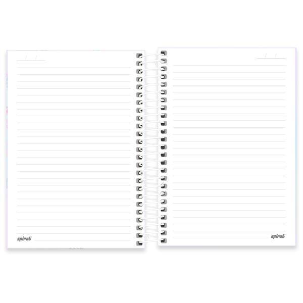 Caderno 1/4, Capa dura, Espiral, 80 folhas, Flutter, 2638915, Spiral Flu - PT 1 UN