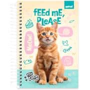 Caderno 1/4 Capa Dura, Espiral, 80 folhas, My Pet, 2638922, Spiral Pet - PT 1 UN Caderno 1/4 Capa Dura, Espiral, 80 folhas, My Pet, 2638922, Spiral Pet - PT 1 UN