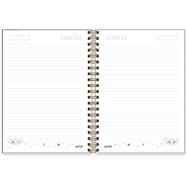 Caderno Universitário Disney Stitch Capa Premium com Flocagem, 1 x 1, 80 folhas, 2638144, Spiral Ds - PT 1 UN Caderno Universitário Disney Stitch Capa Premium com Flocagem, 1 x 1, 80 folhas, 2638144, Spiral Ds - PT 1 UN