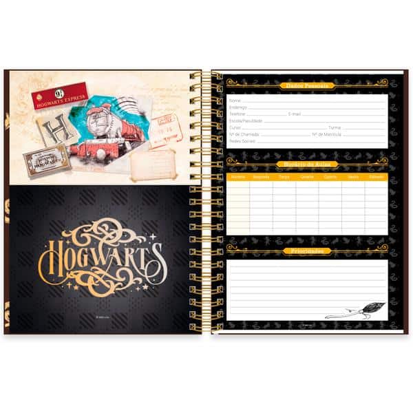 Caderno Universitário Capa Dura Premium, 10 x 1, 150 folhas, Harry Potter, 2638403, Spiral Hpt - PT 1 UN Caderno Universitário Capa Dura Premium, 10 x 1, 150 folhas, Harry Potter, 2638403, Spiral Hpt - PT 1 UN