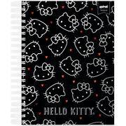 Caderno Universitário Capa Dura Premium, 10 x 1, Hello Kitty, 2638410, Spiral Hki - PT 1 UN