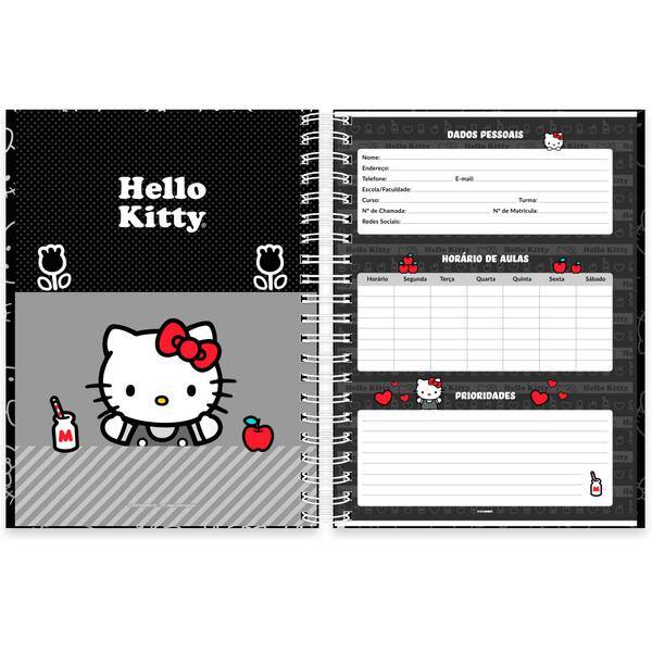 Caderno Universitário Capa Dura Premium, 10 x 1, Hello Kitty, 2638410, Spiral Hki - PT 1 UN Caderno Universitário Capa Dura Premium, 10 x 1, Hello Kitty, 2638410, Spiral Hki - PT 1 UN