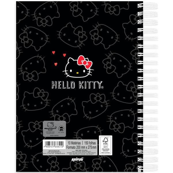 Caderno Universitário Capa Dura Premium, 10 x 1, Hello Kitty, 2638410, Spiral Hki - PT 1 UN Caderno Universitário Capa Dura Premium, 10 x 1, Hello Kitty, 2638410, Spiral Hki - PT 1 UN
