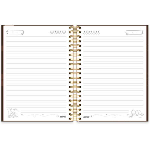 Caderno Universitário Capa Dura Premium, 10 x 1, 150 folhas, Ursinho Pooh, 2638427, Spiral Pooh - PT 1 UN Caderno Universitário Capa Dura Premium, 10 x 1, 150 folhas, Ursinho Pooh, 2638427, Spiral Pooh - PT 1 UN