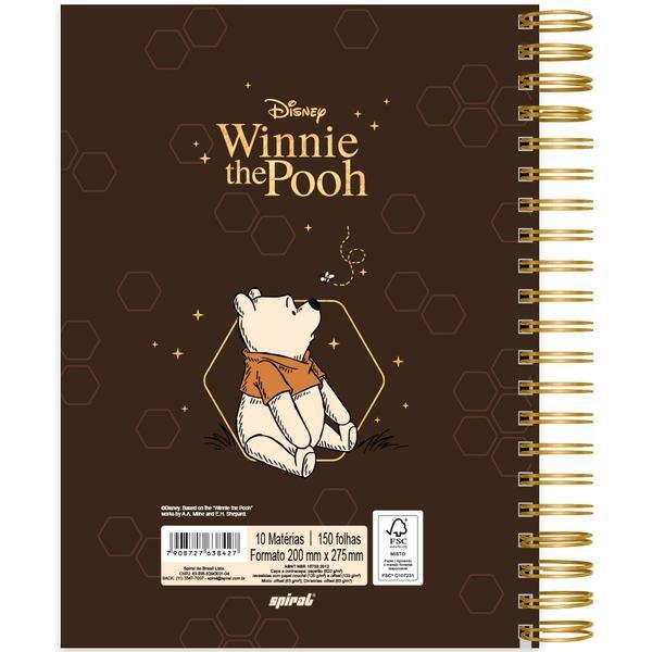 Caderno Universitário Capa Dura Premium, 10 x 1, 150 folhas, Ursinho Pooh, 2638427, Spiral Pooh - PT 1 UN Caderno Universitário Capa Dura Premium, 10 x 1, 150 folhas, Ursinho Pooh, 2638427, Spiral Pooh - PT 1 UN
