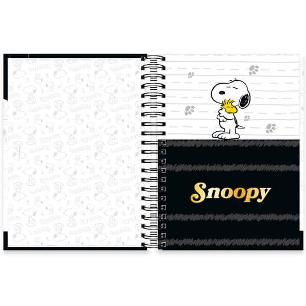 Caderno Universitário Capa Dura Premium, 10 x 1, 150 folhas, Snoopy, 2638434, Spiral Sno - PT 1 UN Caderno Universitário Capa Dura Premium, 10 x 1, 150 folhas, Snoopy, 2638434, Spiral Sno - PT 1 UN