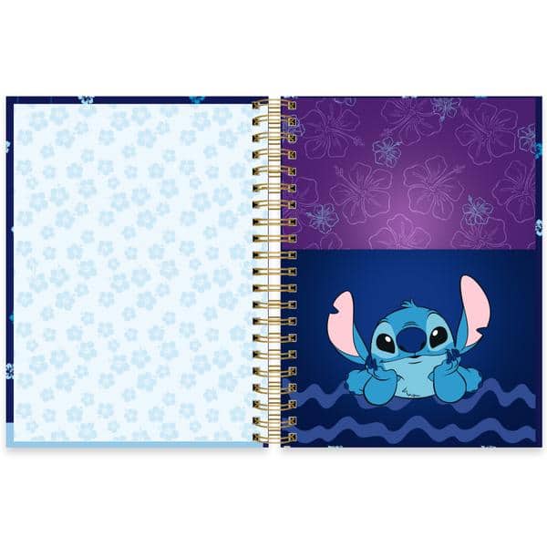 Caderno Universitário Capa Dura Premium, 10 x 1, 150 folhas, Stitch, 2638441, Spiral Ds - PT 1 UN Caderno Universitário Capa Dura Premium, 10 x 1, 150 folhas, Stitch, 2638441, Spiral Ds - PT 1 UN