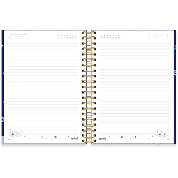 Caderno Universitário Capa Dura Premium, 10 x 1, 150 folhas, Stitch, 2638441, Spiral Ds - PT 1 UN Caderno Universitário Capa Dura Premium, 10 x 1, 150 folhas, Stitch, 2638441, Spiral Ds - PT 1 UN