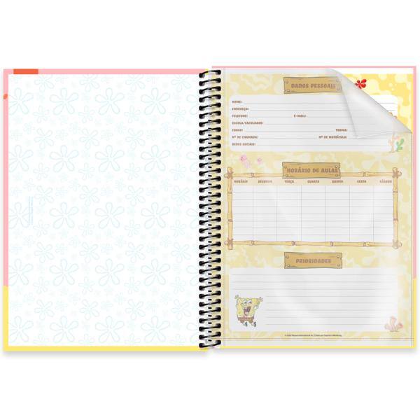 Caderno Universitário Capa Dura, 1 x 1, 80 Folhas, Bob Esponja, 2642585, Spiral Bob - PT 1 UN Caderno Universitário Capa Dura, 1 x 1, 80 Folhas, Bob Esponja, 2642585, Spiral Bob - PT 1 UN