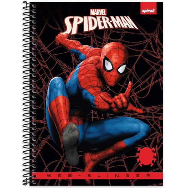 Caderno Universitário Capa Dura, 1 x 1, 80 Folhas, Homem Aranha, 2639660, Spiral Mha - PT 1 UN Caderno Universitário Capa Dura, 1 x 1, 80 Folhas, Homem Aranha, 2639660, Spiral Mha - PT 1 UN