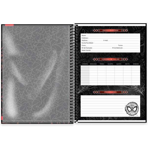 Caderno Universitário Capa Dura, 1 x 1, 80 Folhas, Homem Aranha, 2639660, Spiral Mha - PT 1 UN Caderno Universitário Capa Dura, 1 x 1, 80 Folhas, Homem Aranha, 2639660, Spiral Mha - PT 1 UN