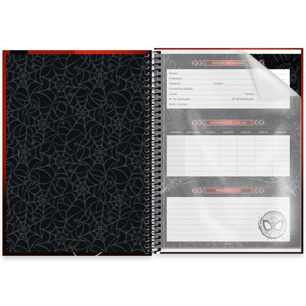 Caderno Universitário Capa Dura, 1 x 1, 80 Folhas, Homem Aranha, 2639677, Spiral Mha - PT 1 UN Caderno Universitário Capa Dura, 1 x 1, 80 Folhas, Homem Aranha, 2639677, Spiral Mha - PT 1 UN