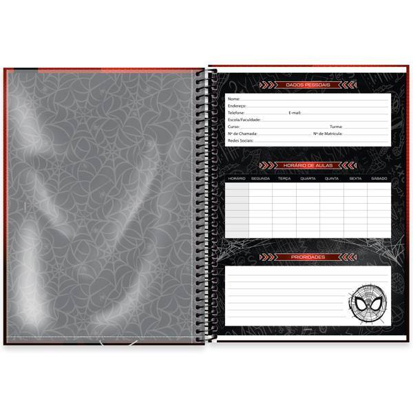 Caderno Universitário Capa Dura, 1 x 1, 80 Folhas, Homem Aranha, 2639677, Spiral Mha - PT 1 UN Caderno Universitário Capa Dura, 1 x 1, 80 Folhas, Homem Aranha, 2639677, Spiral Mha - PT 1 UN