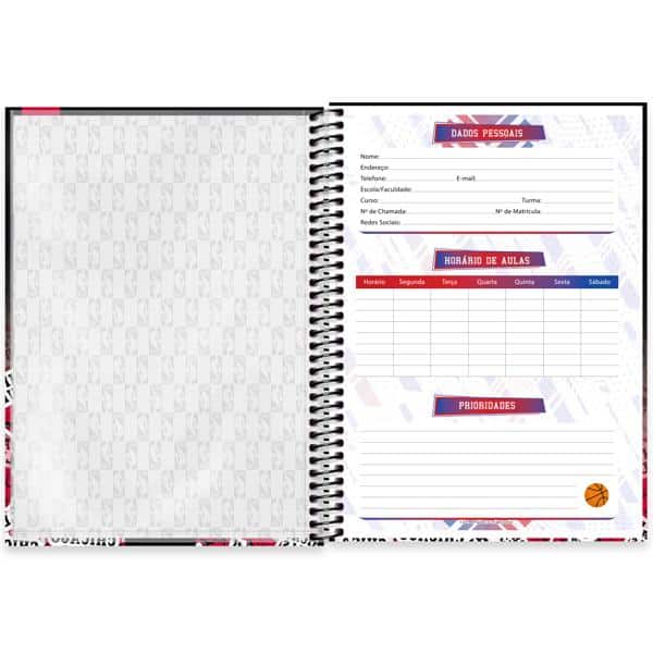 Caderno Universitário Capa Dura, 1 x 1, 80 Folhas, NBA, Chicago Bulls, 2639738, Spiral Nba - PT 1 UN Caderno Universitário Capa Dura, 1 x 1, 80 Folhas, NBA, Chicago Bulls, 2639738, Spiral Nba - PT 1 UN