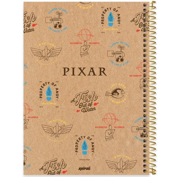 Caderno Universitário Capa Dura, 1 x 1, 80 folhas, Pixar, 2644541, Spiral Px - PT 1 UN Caderno Universitário Capa Dura, 1 x 1, 80 folhas, Pixar, 2644541, Spiral Px - PT 1 UN
