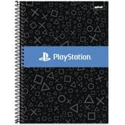 Caderno Universitário Capa Dura, 1 x 1, 80 folhas, PlayStation, 2639776, Spiral Ps - PT 1 UN