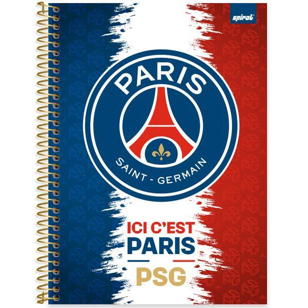 Caderno univ.capa dura 1x1 80fls PSG 2642684 Spiral Psg PT 1 UN