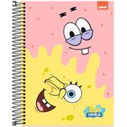 Caderno Universitário Capa Dura, 10 x 1, 160 folhas, Bob Esponja, 2642721, Spiral Bob - PT 1 UN