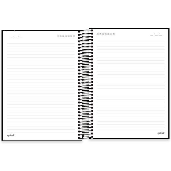 Caderno Universitário Capa Dura, 10 x 1, 160 Folhas, Flamengo, 2639929, Spiral Fla - PT 1 UN
