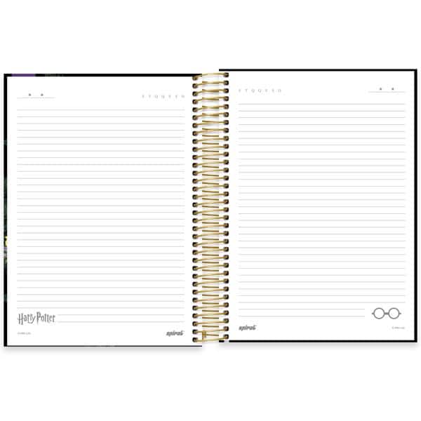 Caderno Universitário Capa Dura, 10 x 1, 160 folhas, Harry Potter, 2639943, Spiral Hpt - PT 1 UN