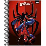 Caderno Universitário Capa Dura, 10 x 1, 160 folhas, Homem-Aranha, 2640024, Spiral Mha - PT 1 UN