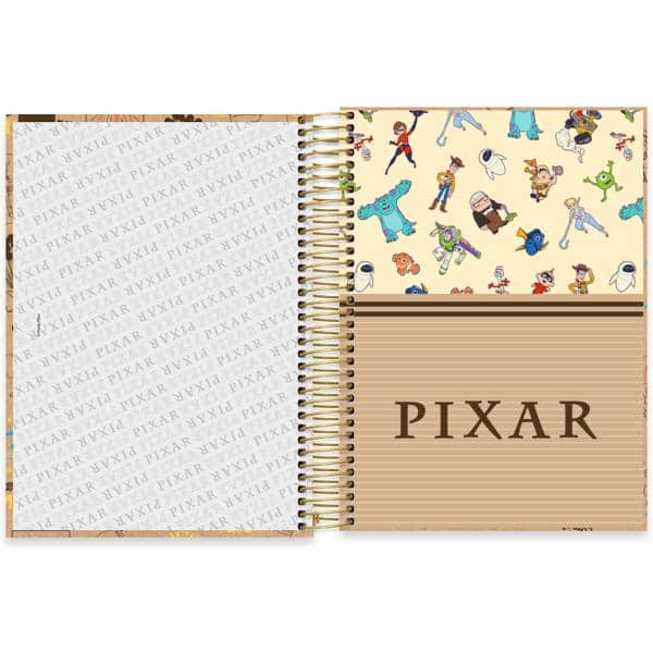Caderno Universitário Capa Dura, 10 x 1, 160 Folhas, Pixar, 2640086, Spiral Px - PT 1 UN Caderno Universitário Capa Dura, 10 x 1, 160 Folhas, Pixar, 2640086, Spiral Px - PT 1 UN