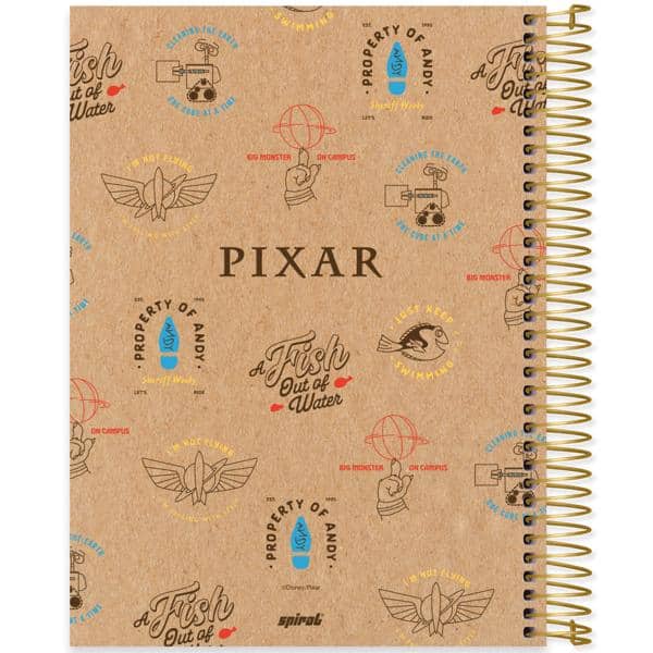 Caderno Universitário Capa Dura, 10 x 1, 160 Folhas, Pixar, 2640086, Spiral Px - PT 1 UN Caderno Universitário Capa Dura, 10 x 1, 160 Folhas, Pixar, 2640086, Spiral Px - PT 1 UN