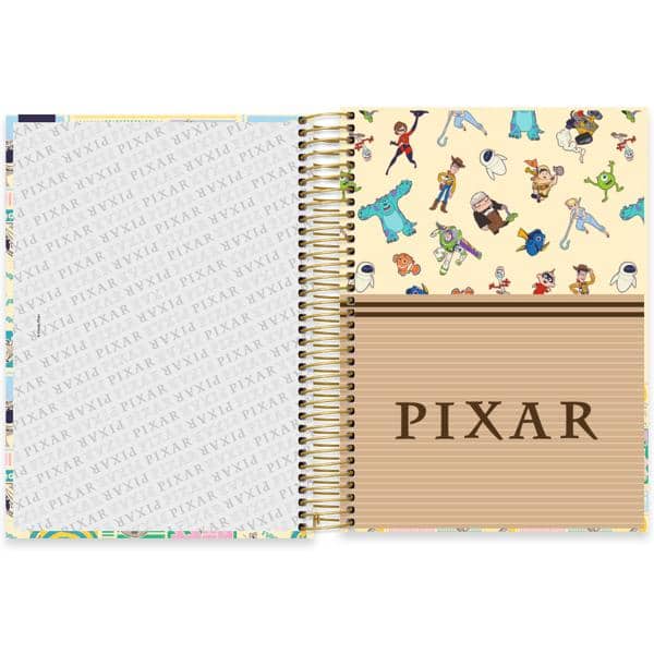Caderno Universitário Capa Dura, 10 x 1, 160 Folhas, Pixar, 2644626, Spiral Px - PT 1 UN Caderno Universitário Capa Dura, 10 x 1, 160 Folhas, Pixar, 2644626, Spiral Px - PT 1 UN