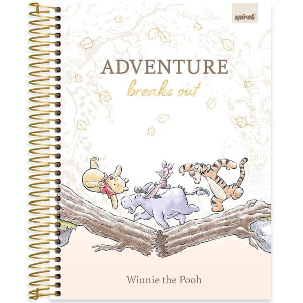 Caderno Universitário Capa Dura, 10 x 1, 160 folhas, Pooh, 2640093, Spiral Pooh - PT 1 UN Caderno Universitário Capa Dura, 10 x 1, 160 folhas, Pooh, 2640093, Spiral Pooh - PT 1 UN