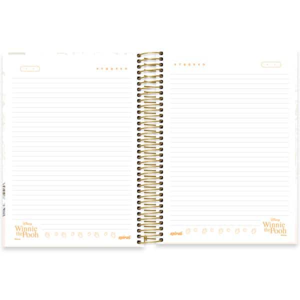 Caderno Universitário Capa Dura, 10 x 1, 160 folhas, Pooh, 2640093, Spiral Pooh - PT 1 UN Caderno Universitário Capa Dura, 10 x 1, 160 folhas, Pooh, 2640093, Spiral Pooh - PT 1 UN
