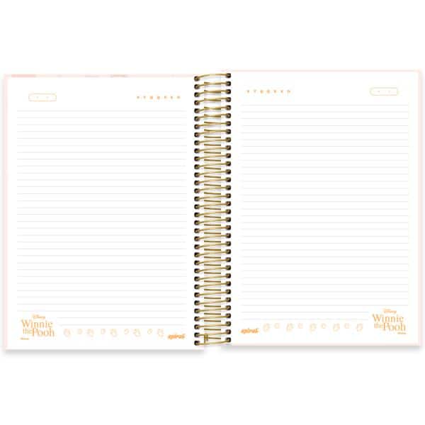 Caderno Universitário Capa Dura, 10 x 1, 160 folhas, Pooh, 2640109, Spiral Pooh - PT 1 UN Caderno Universitário Capa Dura, 10 x 1, 160 folhas, Pooh, 2640109, Spiral Pooh - PT 1 UN