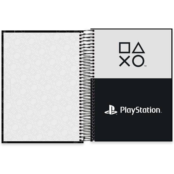 Universitário Capa Dura, 10 x 1, 160 Folhas, Playstation, 2644633, Spiral Ps - PT 1 UN Universitário Capa Dura, 10 x 1, 160 Folhas, Playstation, 2644633, Spiral Ps - PT 1 UN