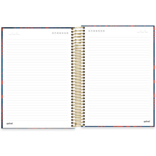 Caderno Universitário Capa Dura, 10 x 1, 160 folhas, PSG, 2642813, Spiral Psg - PT 1 UN
