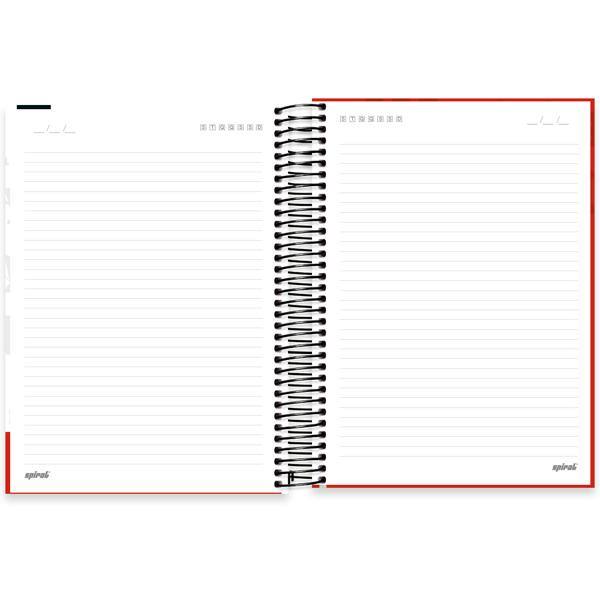 Caderno Universitário Capa Dura, 10 x 1, 160 folhas, São Paulo, 2640130, Spiral SPFC - PT 1 UN