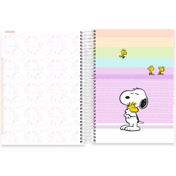 Caderno Universitário Capa Dura, 10 x 1, 160 folhas, Snoopy, 2644657, Spiral Sno - PT 1 UN