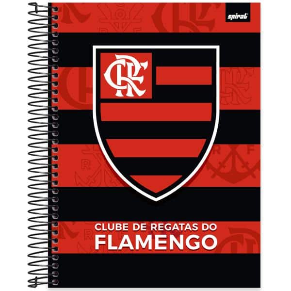 Caderno Universitário Capa Dura, 20 x 1, 320 Folhas, Flamengo, 2640390, Spiral Fla - PT 1 UN Caderno Universitário Capa Dura, 20 x 1, 320 Folhas, Flamengo, 2640390, Spiral Fla - PT 1 UN