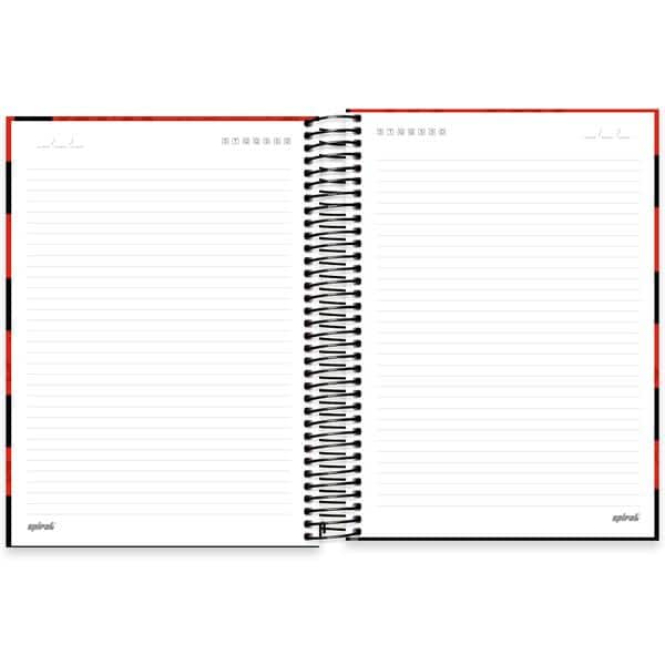 Caderno Universitário Capa Dura, 20 x 1, 320 Folhas, Flamengo, 2640390, Spiral Fla - PT 1 UN Caderno Universitário Capa Dura, 20 x 1, 320 Folhas, Flamengo, 2640390, Spiral Fla - PT 1 UN