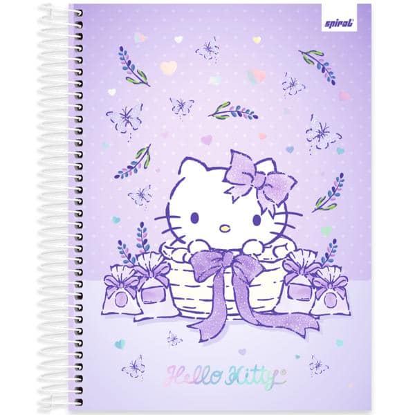 Caderno Universitário Capa Dura, 20 x 1, 320 Folhas, Hello Kitty, 2644596, Spiral Hki - PT 1 UN Caderno Universitário Capa Dura, 20 x 1, 320 Folhas, Hello Kitty, 2644596, Spiral Hki - PT 1 UN