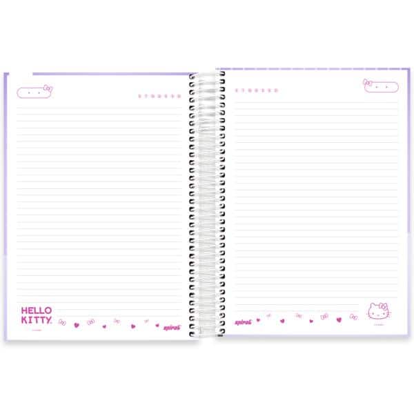 Caderno Universitário Capa Dura, 20 x 1, 320 Folhas, Hello Kitty, 2644596, Spiral Hki - PT 1 UN Caderno Universitário Capa Dura, 20 x 1, 320 Folhas, Hello Kitty, 2644596, Spiral Hki - PT 1 UN