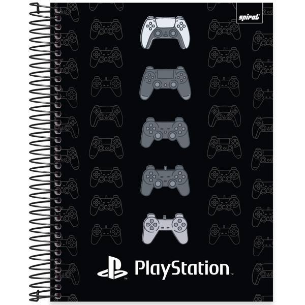 Caderno Universitário Capa Dura, 20 x 1, 320 Folhas, Playstation, 2640451, Spiral Ps - PT 1 UN Caderno Universitário Capa Dura, 20 x 1, 320 Folhas, Playstation, 2640451, Spiral Ps - PT 1 UN