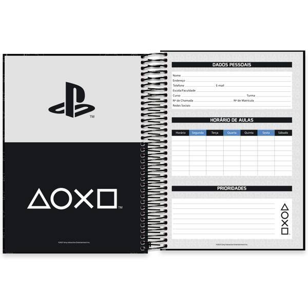 Caderno Universitário Capa Dura, 20 x 1, 320 Folhas, Playstation, 2640451, Spiral Ps - PT 1 UN Caderno Universitário Capa Dura, 20 x 1, 320 Folhas, Playstation, 2640451, Spiral Ps - PT 1 UN