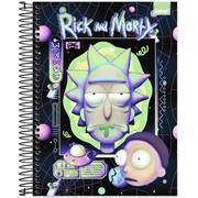 Caderno Universitário Capa Dura, 20 x 1, 320 Folhas, Rick & Morty, 2640475, Spiral Rem - PT 1 UN