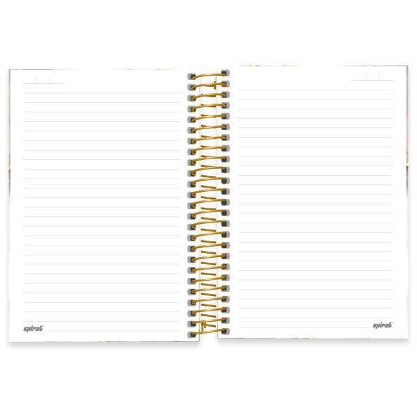 Caderno 1/4 Capa Dura, Espiral, 80 folhas, Marmo, 2644381, Marca Spiral Mrm - PT 1 UN
