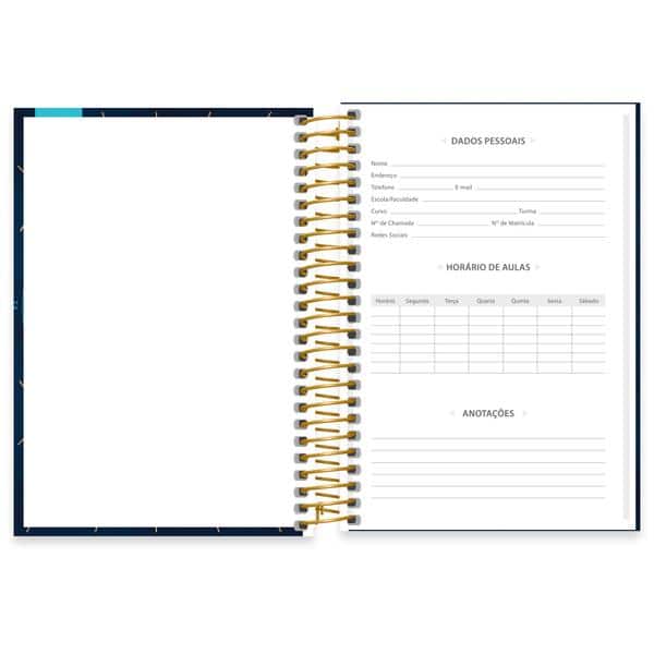 Caderno 1/4 Capa Dura, Espiral, 80 folhas, Multiverso, 2644398, Spiral Mult - PT 1 UN