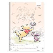 Caderno 1/4, Capa dura, costurado, 80 folhas, Ursinho Pooh, 2644756, Spiral Pooh - PT 1 UN