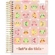 Caderno 1/4, Capa Dura, Espiral, 160 folhas, Corujinhas, 2644411, Spiral Cor - PT 1 UN Caderno 1/4, Capa Dura, Espiral, 160 folhas, Corujinhas, 2644411, Spiral Cor - PT 1 UN