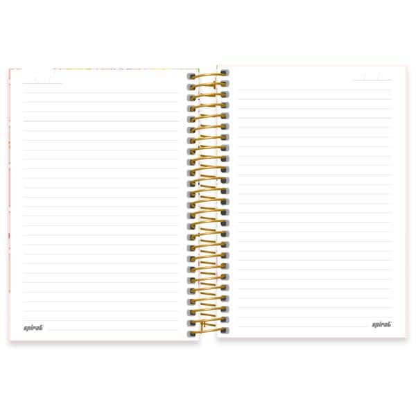 Caderno 1/4, Capa Dura, Espiral, 160 folhas, Corujinhas, 2644411, Spiral Cor - PT 1 UN