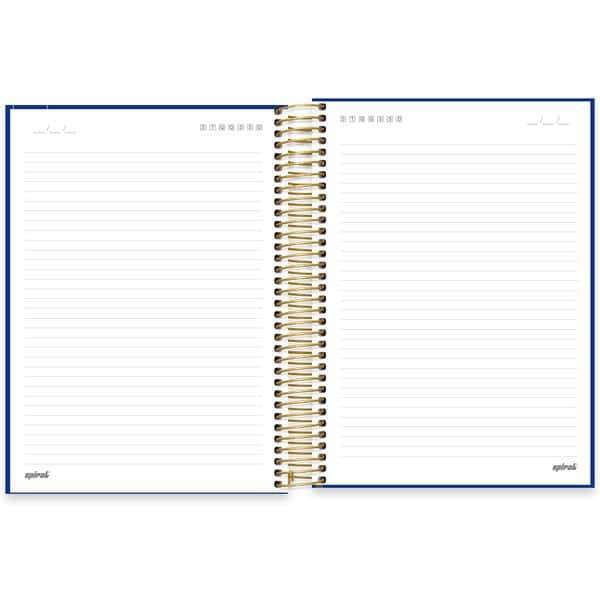 Caderno Universitário Capa Dura, 20x1, 320 folhas, CBF Brasão, 2647238, Spiral CBF - PT 1 UN