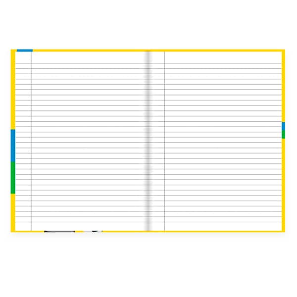 Caderno Universitário Capa Dura Costurado, 80 folhas, CBF Canarinho, 2647245, Spiral CBF - PT 1 UN Caderno Universitário Capa Dura Costurado, 80 folhas, CBF Canarinho, 2647245, Spiral CBF - PT 1 UN